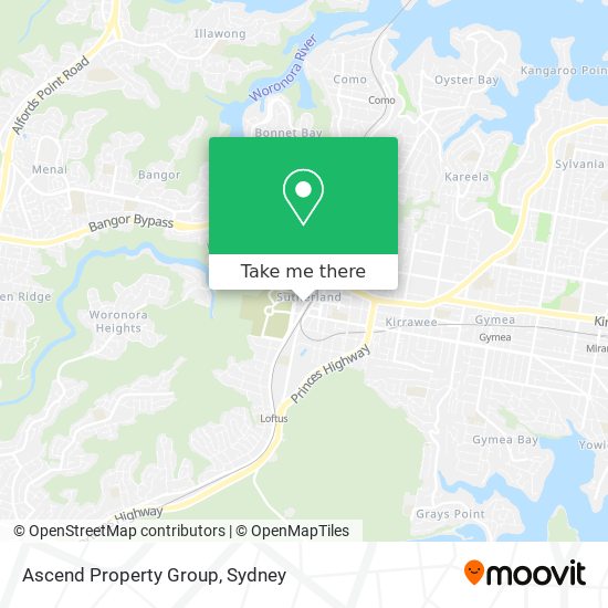 Ascend Property Group map