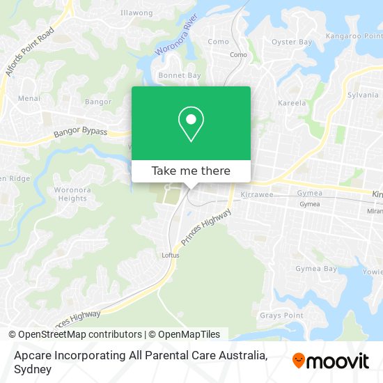 Mapa Apcare Incorporating All Parental Care Australia