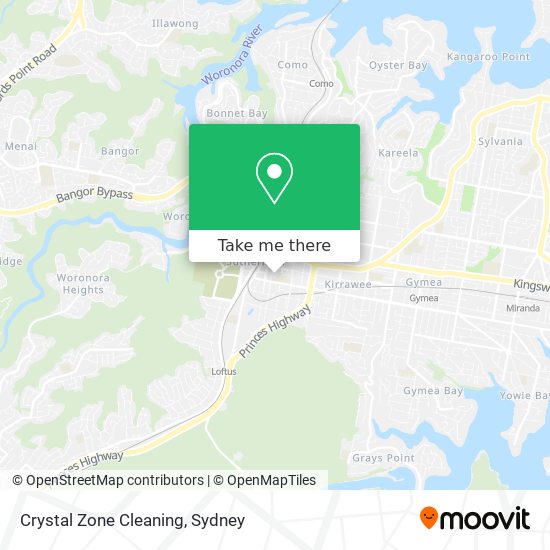 Mapa Crystal Zone Cleaning