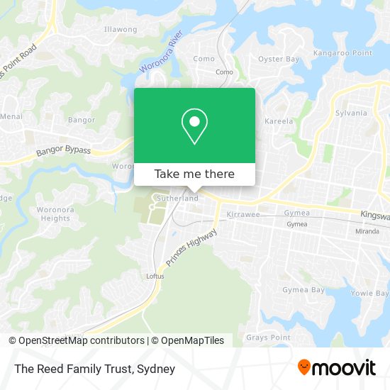 The Reed Family Trust map