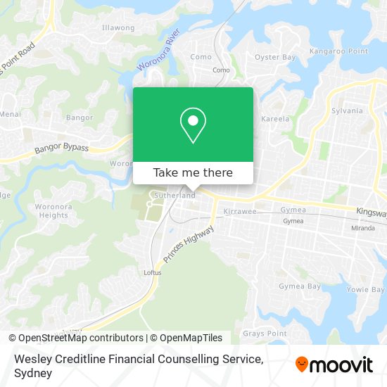 Mapa Wesley Creditline Financial Counselling Service
