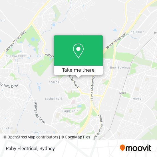 Raby Electrical map