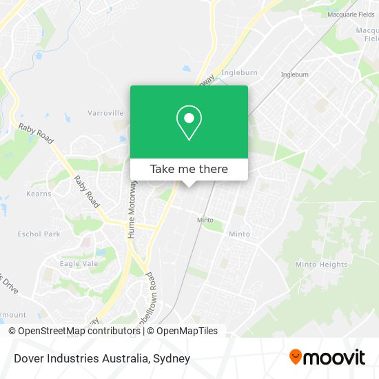 Dover Industries Australia map