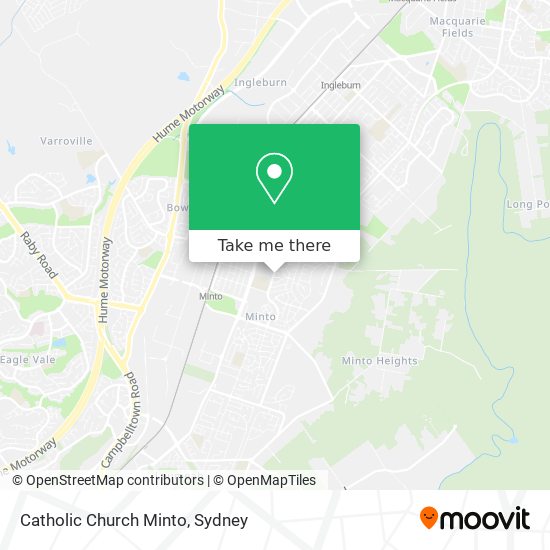 Catholic Church Minto map