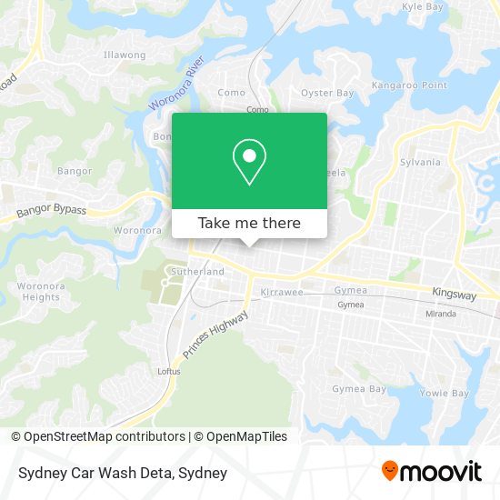Sydney Car Wash Deta map