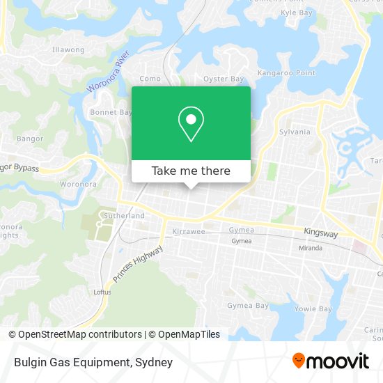 Bulgin Gas Equipment map