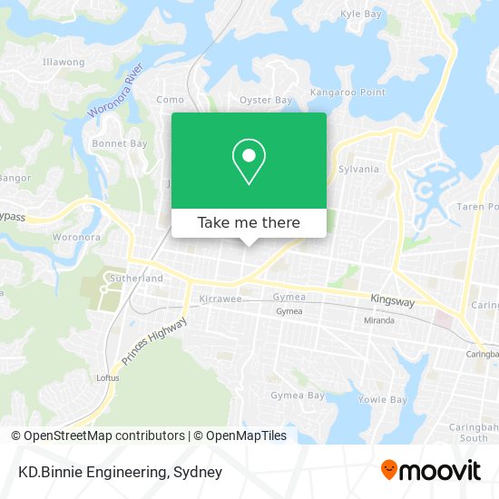 KD.Binnie Engineering map