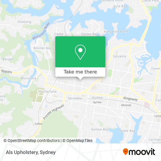 Als Upholstery map