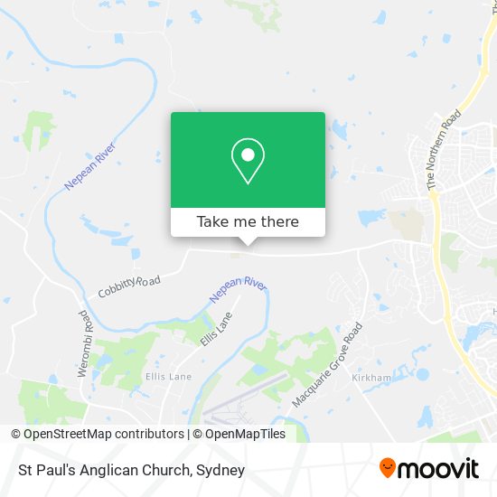St Paul's Anglican Church map