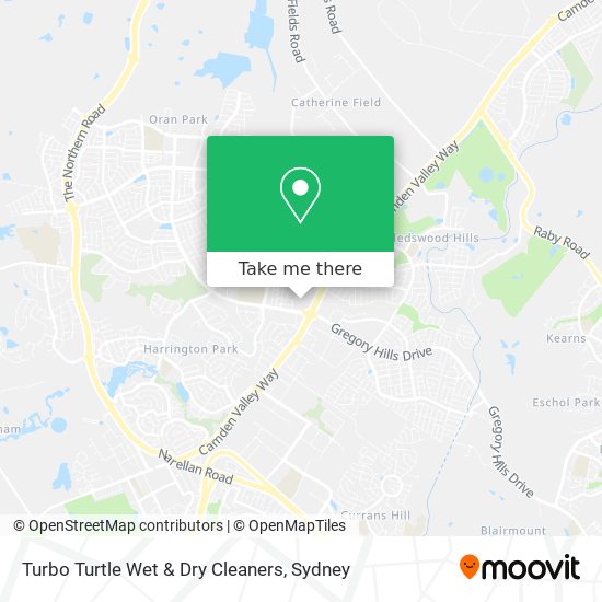 Turbo Turtle Wet & Dry Cleaners map