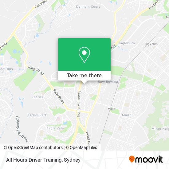 Mapa All Hours Driver Training