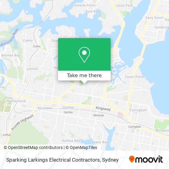 Sparking Larkings Electrical Contractors map