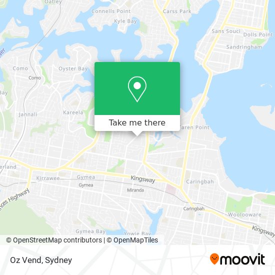 Oz Vend map