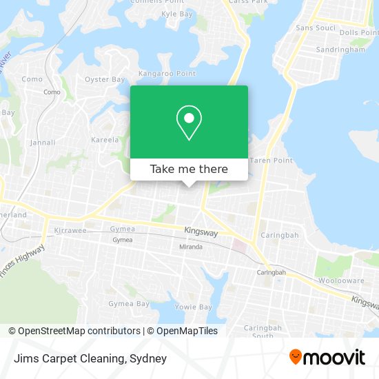 Mapa Jims Carpet Cleaning