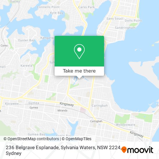 236 Belgrave Esplanade, Sylvania Waters, NSW 2224 map