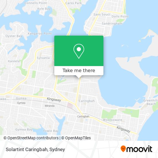 Solartint Caringbah map