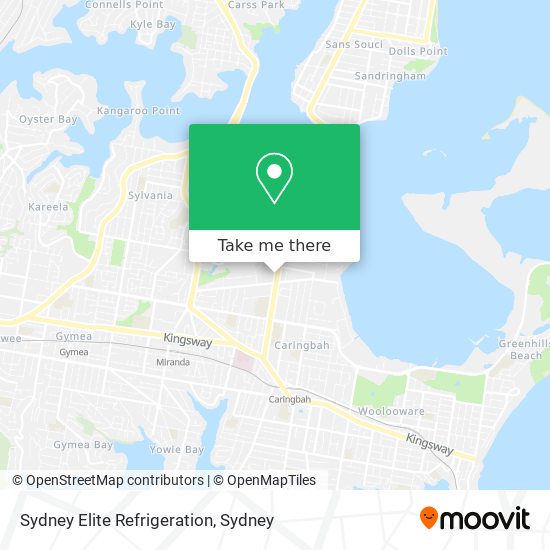 Mapa Sydney Elite Refrigeration
