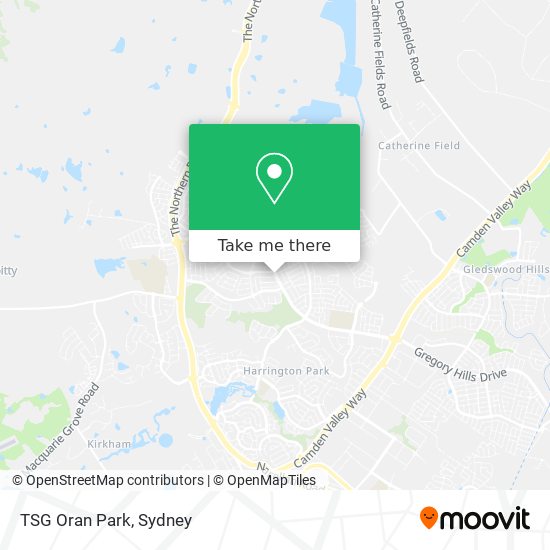 Mapa TSG Oran Park