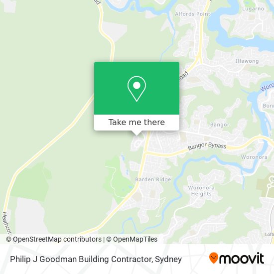 Mapa Philip J Goodman Building Contractor