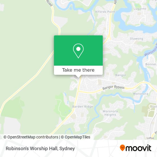 Robinson's Worship Hall map