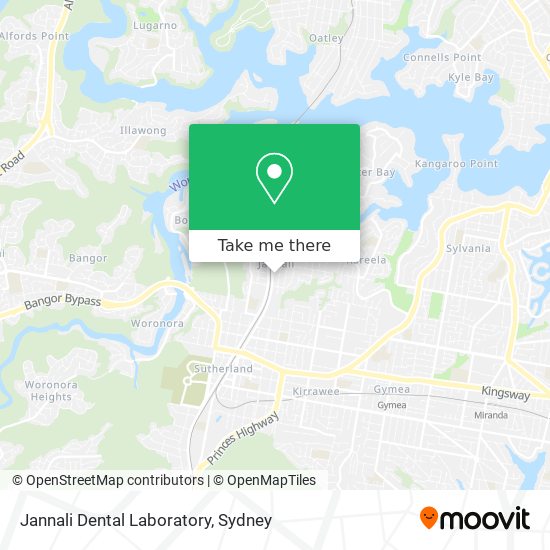 Mapa Jannali Dental Laboratory