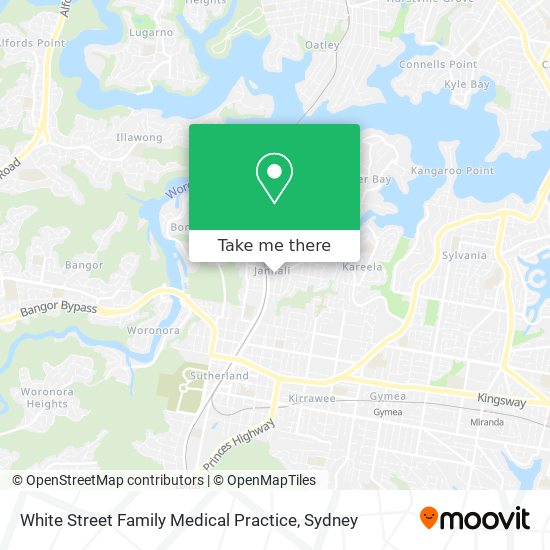 Mapa White Street Family Medical Practice