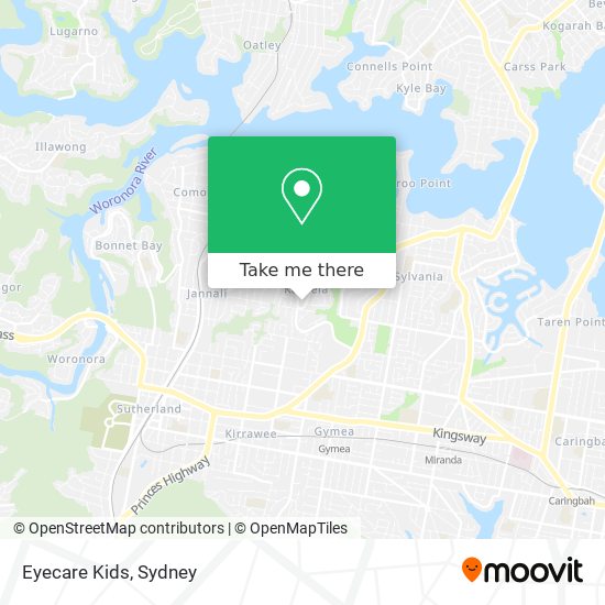 Eyecare Kids map