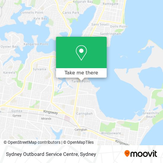 Mapa Sydney Outboard Service Centre