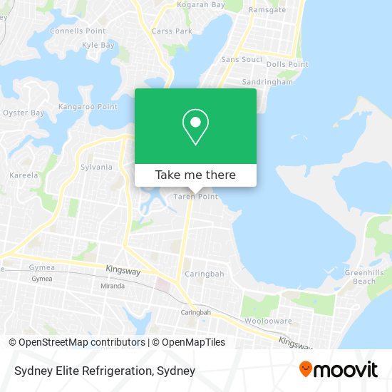 Mapa Sydney Elite Refrigeration