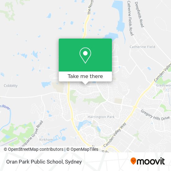 Mapa Oran Park Public School