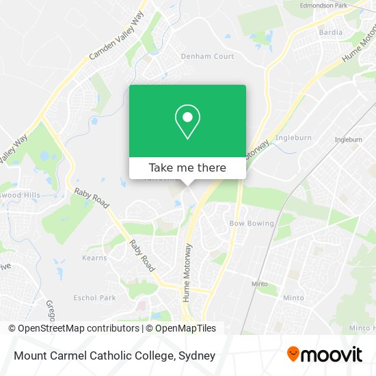 Mount Carmel Catholic College map