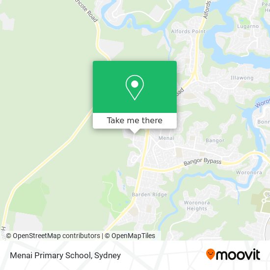 Menai Primary School map