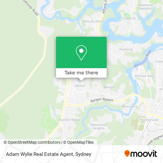 Adam Wylie Real Estate Agent map