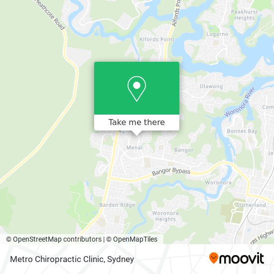 Metro Chiropractic Clinic map