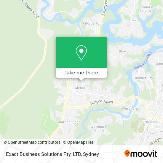 Exact Business Solutions Pty. LTD map
