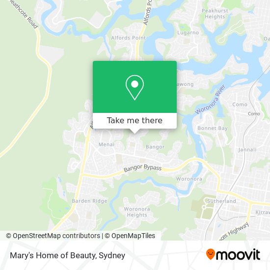 Mary's Home of Beauty map