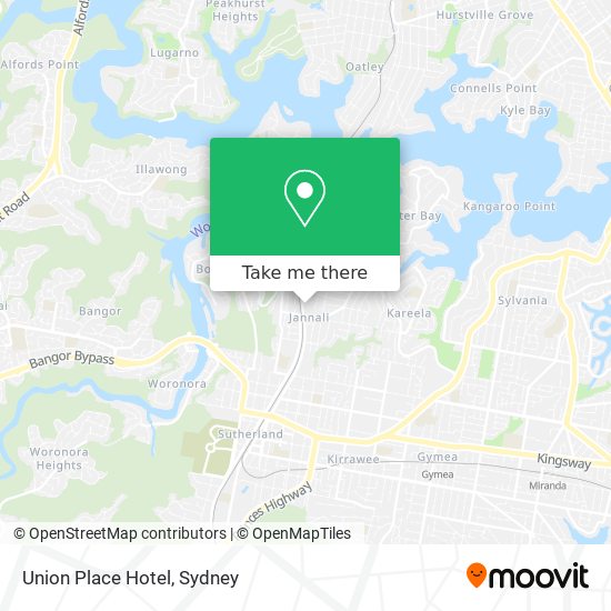 Union Place Hotel map