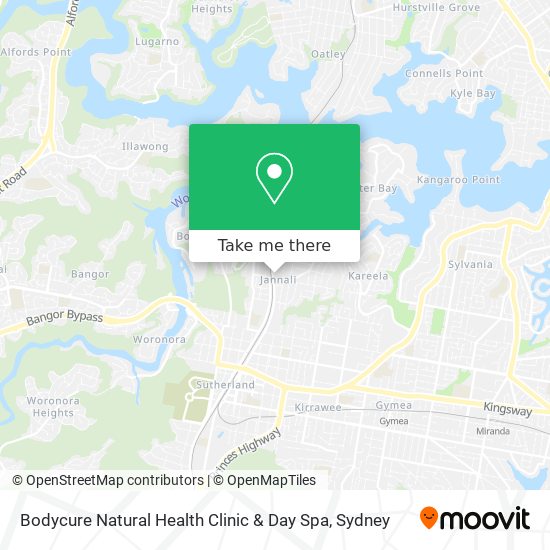 Bodycure Natural Health Clinic & Day Spa map