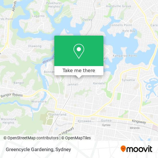 Greencycle Gardening map