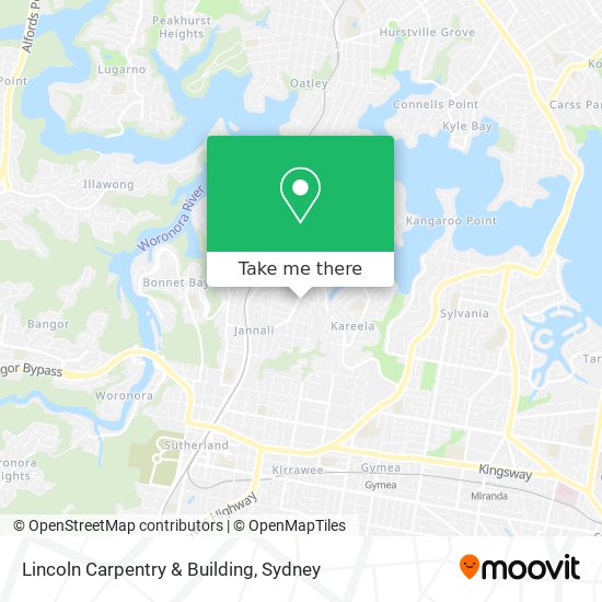 Lincoln Carpentry & Building map