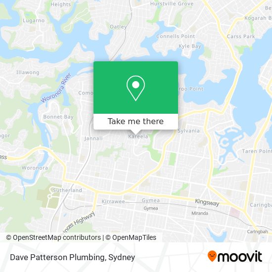 Dave Patterson Plumbing map