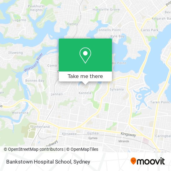 Bankstown Hospital School map