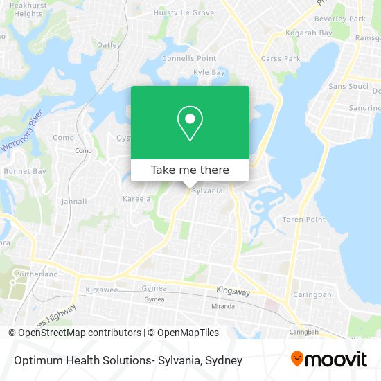 Optimum Health Solutions- Sylvania map