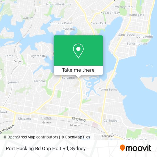 Port Hacking Rd Opp Holt Rd map