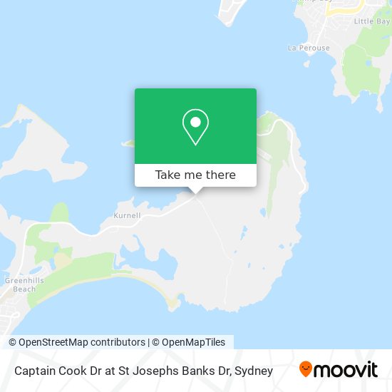 Captain Cook Dr at St Josephs Banks Dr map