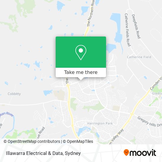 Mapa Illawarra Electrical & Data