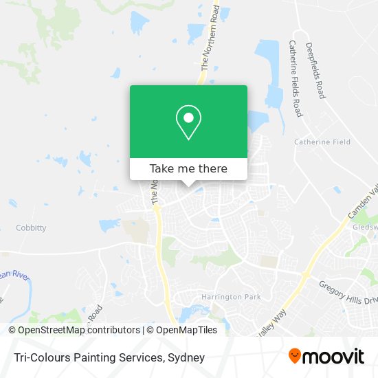 Tri-Colours Painting Services map