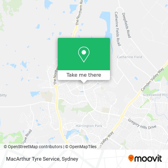 MacArthur Tyre Service map