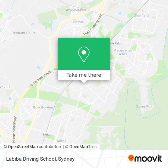 Mapa Labiba Driving School