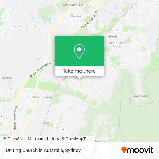 Uniting Church in Australia map